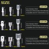 Twidec/360Pcs 2.8/4.8/6.3mm Quick Splice Male and Female Wire Spade Connector