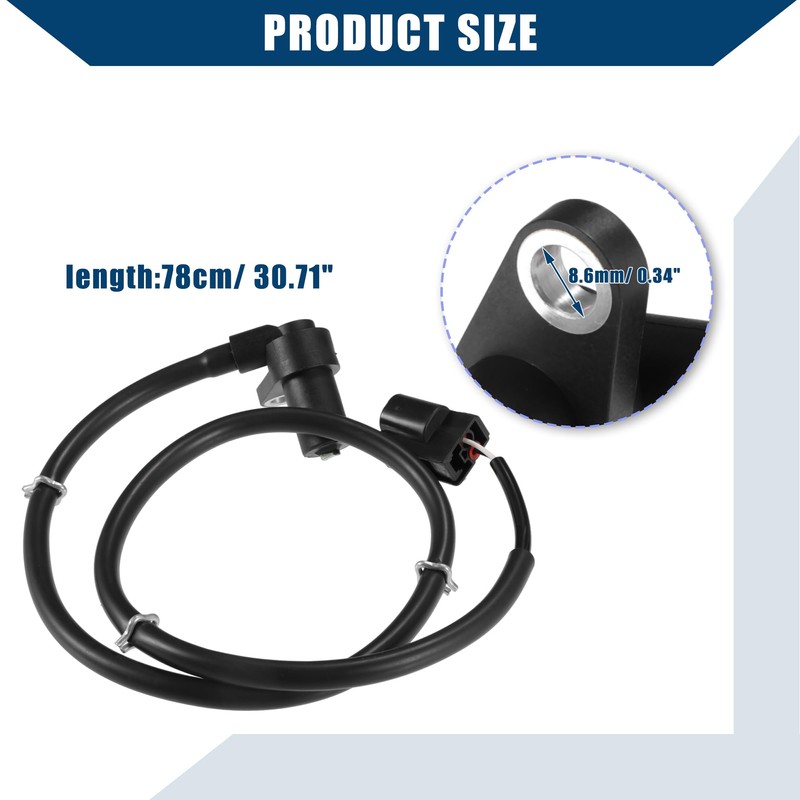 Hihaha No.MR493455 ABS Wheel Speed Sensor / Mitsubishi Compatible Lancer