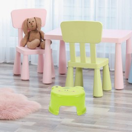 Toddmomy Step Stool Kids Cartoon Sitting Stool Small Stool Chair Anti Skid Stool for Kindergarten Playroom Bedroom Nursery