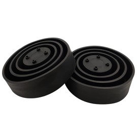 DBAILY Headlight Waterproof Cap, 2 Pieces Headlight Dust Protection Cap 7 Sizes Rubber Universal Seal Black for Car Headlight LED (45 mm - 95 mm)