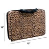 Flipo Battery Storage Case with Tester - Large Leopard Portable