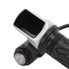LED Display Electric Bike Throttle Grip Handlebar with Battery Indicator