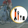 CFIKTE Bicycle Repair Tool Assortment Kit（ 4Pcs）,Bike Pedal Wrench+Bike Crank