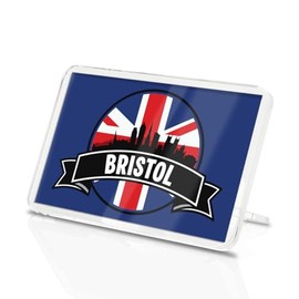 1 x Bristol Square Magnet - England UK GB Flag City Travel Holiday Fridge Magnetic Travel Souvenir Holiday Family Friend Women Men #83147