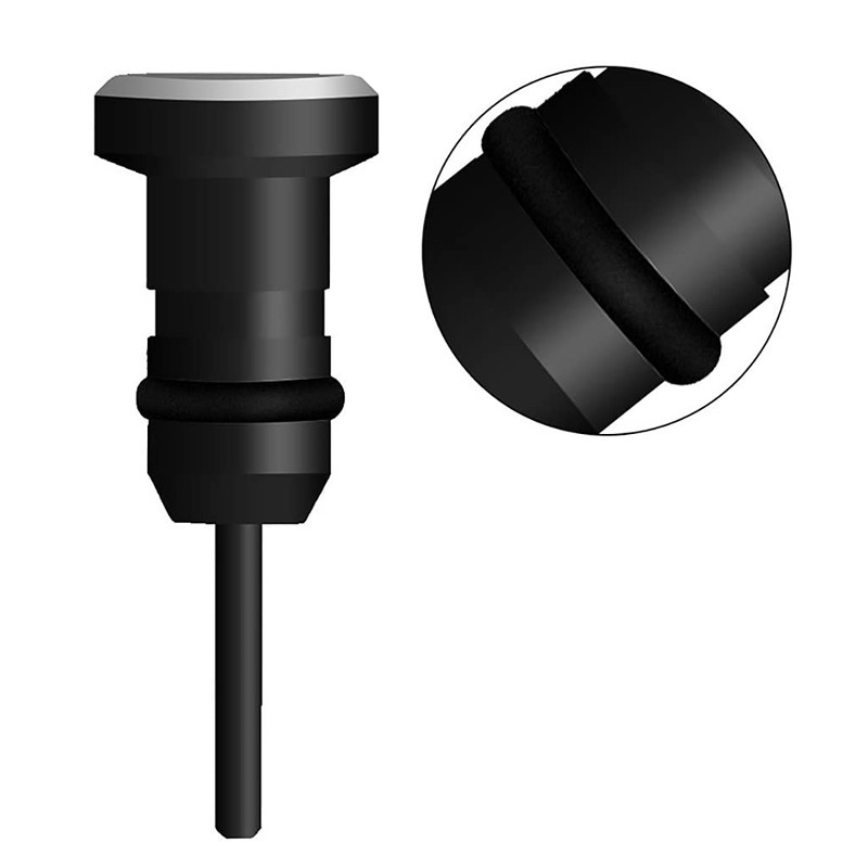 Psdndeww Headphone Accessories Charging Port Protector Anti Plug Portable Metal
