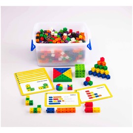 Learning Advantage CTU12134 Linking Cubes Classroom Activity Set, 2cm Size (Pack of 546)