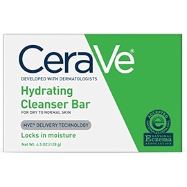 CeraVe CeraVe Hydrating Cleanser Bar - Soap-Free Body and Facial Cleanser with 5% Moisturizing Cream - 4.5 Ounce Bar