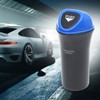 LIOOBO Mini Car Trash Can Bin with Lid Auto Dustbin