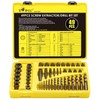 Topec 49pcs Screw Extractor/Drill Bit Set, professional remove set for