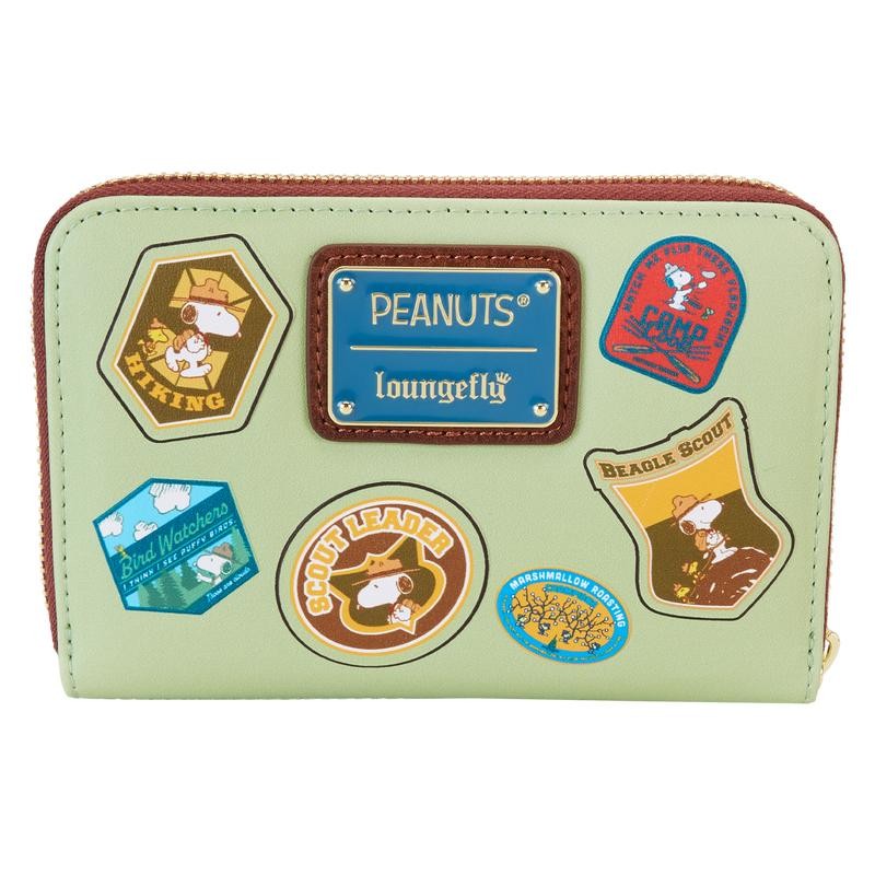 Peanuts 50th Anniversary Snoopy's Beagle Scouts Zip Around Wallet