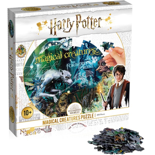 Harry Potter Magical Creatures 500 Pc Jigsaw Puzzle
