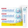 meridol Toothpaste 3 x 75 ml - Toothpaste Fights Gum