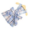 Plaid Dog Dress Bow Tie Harness Leash Set Breathable Soft