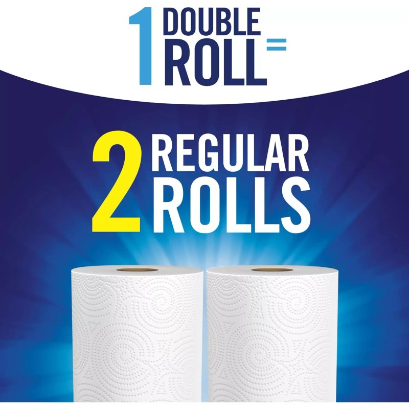 Sparkle Pick-A-Size Paper Towels, Spirited Prints, 6 Double Rolls =