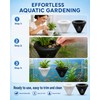 4 Pcs Plant Pot Floating Planter, Fish Tank Aquarium Plant