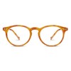 Peepers by PeeperSpecs Brain Trust Round Reading Glasses, Honey Tortoise,