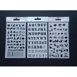 Emoji Stencil Set for Journals
