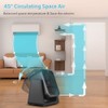 TRUSTECH 2 in 1 Fan and Heater Fan Combo, Portable
