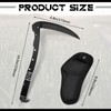 WILLBOND Black Sharp Folding Sickle Garden Tool Portable Safety Grass