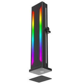 Aluminium Alloy GPU Support Bracket, Easy Connection and Strong Support with Magnetic Base and Sliding Adjustment Features, for Various Chassis for Desktop Graphic Card (black)