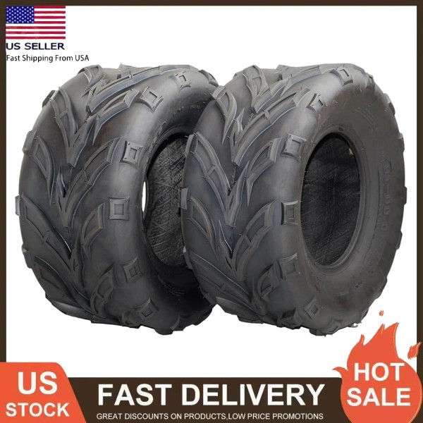 Unbranded Set of 2 20x7.00-8 4PR ATV UTV All-Terrain Tires