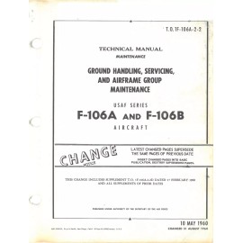 474 Page F-106A -B Delta Dart T.O. 1F-106A-2-2 Airframe Repair Manual on Data CD