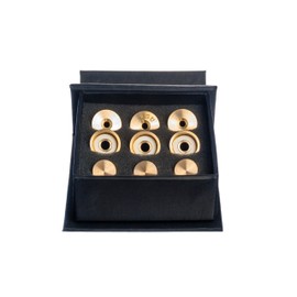 Trumpet Trim Kit for improving the sound. For all Bach Stradivarius Trumpet. Custom made KGUBrass (MEDIUM, Raw Brass)
