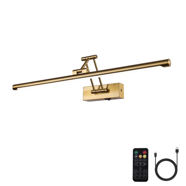 yumcrelect Picture Light Battery Operated with Remote LED Dimmable Picture