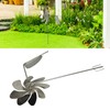 Metal Windmill 360 Degree Rotation Rustproof Waterproof Decorative Stake Wind