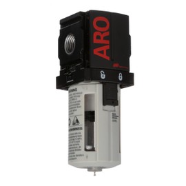 ARO Ingersoll Rand ARO F35121-400-VS Air Line Filter, 1/4" NPT - 150 psi Max Inlet, Black