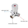 Thermostatic Mixing Valve, G1/2 Hot and Cold Water Temperature Control