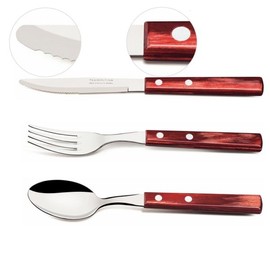 (Tramontana) Dessert Knife + Fork + Spoon 3-Piece Set - Red / (트라몬타나)디저트 나이프+포크+스푼 3p set -red 색상
