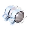 Exhaust Band Clamp Stainless Steel Car Sound Absorber Pipe Clamps