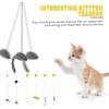 QOOWFEANIG 6 Pcs Cat Toys for Indoor Cats Set Hanging