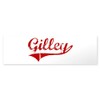 CafePress Gilley (Red Vintage) 10"x3" Rectangle Vinyl Bumper Sticker Car
