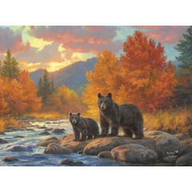 Buffalo Games - Abraham Hunter - Golden Crossing - 1000 Piece Jigsaw Puzzle for Adults -Challenging Puzzle Perfect for Game Nights - Finished Size is