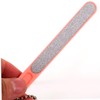 Ipetboom 4pcs Manicure Nail Files Portable Nail File for Natural