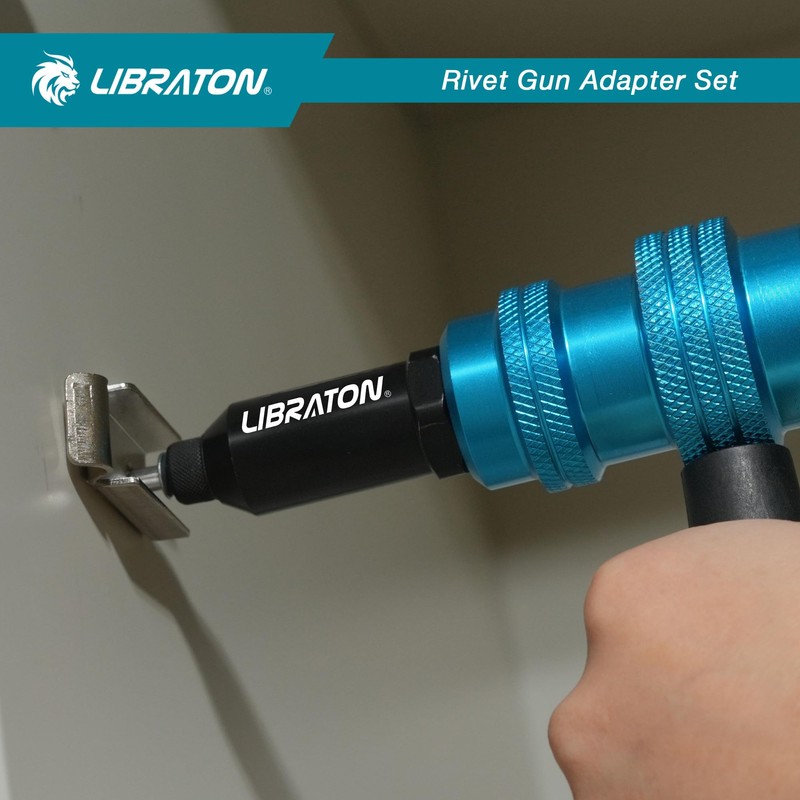 LIBRATON Rivet Gun Adapter, Rivet Gun Adapter for Electric Drill,