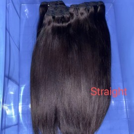 Raw Vietnamese Hair Indonesian Curl Unprocessed Cuticle Aligned Temple Double Weft Raw Loose Deep Wave Human Hair Bundlesstyle: Straight 1bundle, color: natural black, Stretched Length: 28 Inches