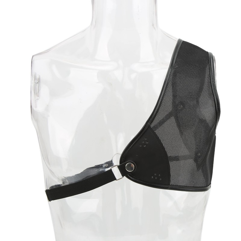 Archery Chest Guard Black PET And Cowhide Hunting Chest Protector