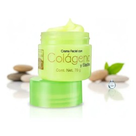 Crema Facial Con Colageno Y Elastina Natural Skin Arabela