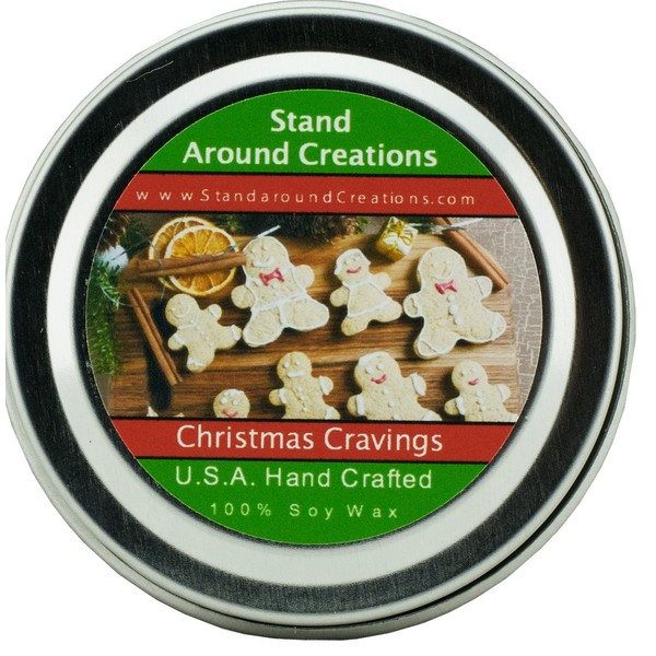 Stand Around Creations Soy Aromatherapy Candle - Scent: Apple Fragrance 2oz