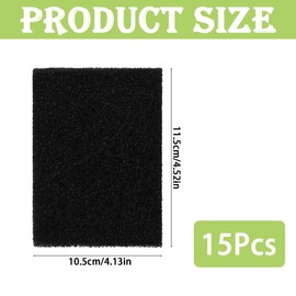 15 Pcs Carbon Filter, Cat Litter Deodorizer, Charcoal Filter, Easy to Remove Odors for Cat Litter Trays with Covers and Self-Cleaning, Pet Deodorizers, and Garbage Fresheners