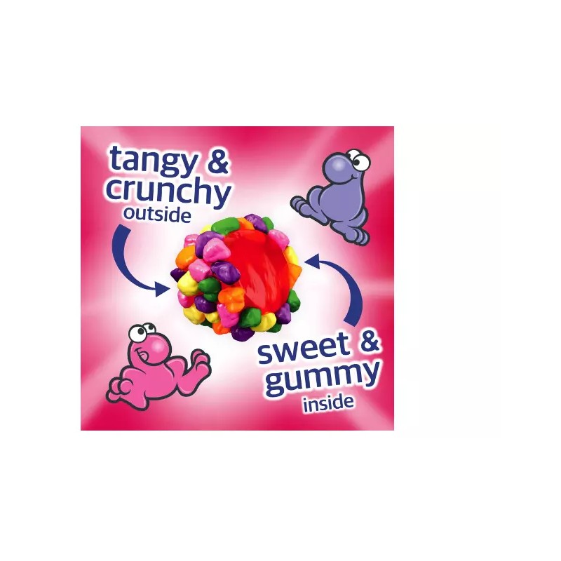 Rainbow Nerds Gummy Clusters Candy, Rainbow, Resealable 8 Ounce Bag