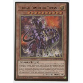 Ultimate Conductor Tyranno - MGED-EN014 - Premium Gold Rare - 1st Edition