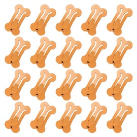 Cute Dog Hairpin Colorful Bone Shape Hairpin Pet Small Dog Hair Clips for Chihuahua Pug Grooming Dog Accessories -C