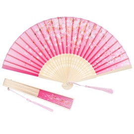 choyaxo Handheld Fan Foldable Folding Hand Fan for Women Wedding Decoration Dancing Party