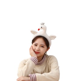 Edostree TEFD-01 Swan Headband Fluffy Headband Cosplay Headband Hair Ornaments Costume Accessory Unisex One Size Fits All