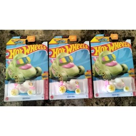 Hot Wheels Let's Race "Duck N Roll" *White  *Glow In The Dark   VHTF! (Lot of 3)