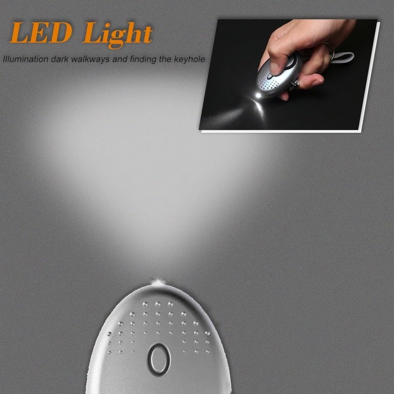 Personal Alarm, Security Alarm Keychain With 140DB Loud Police Approved
